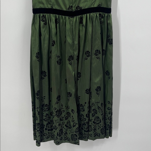 Rare Twilight Saga Bella Birthday Dress New Moon Green Floral Dress Large - Picture 8 of 11